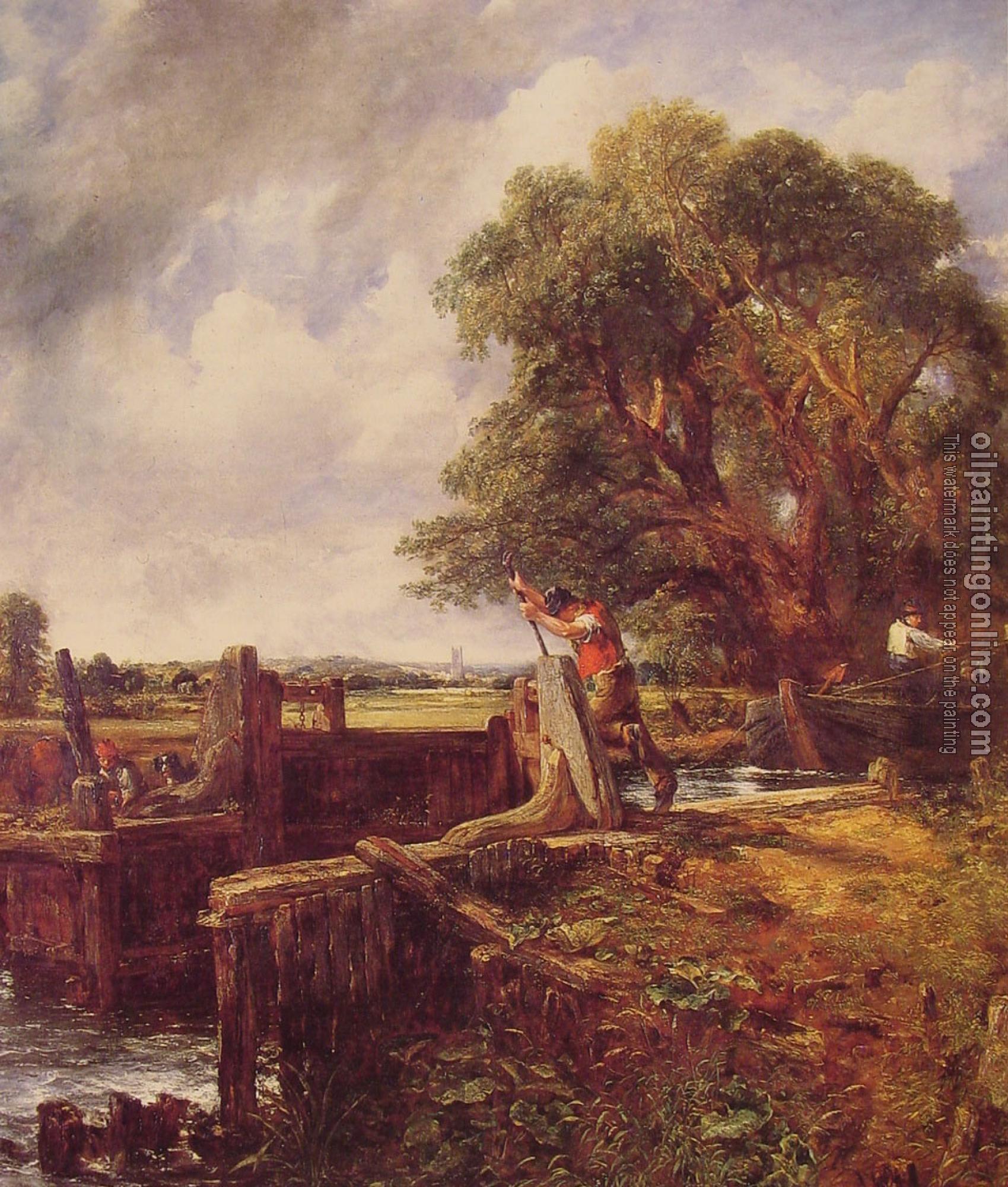 Constable, John - A Boat Passing a Lock